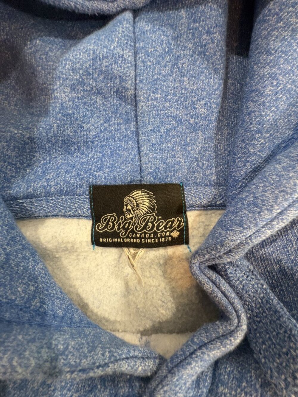 Big Bear Canada Muskoka Blue Hoodie – Size Medium - Picture 7 of 8
